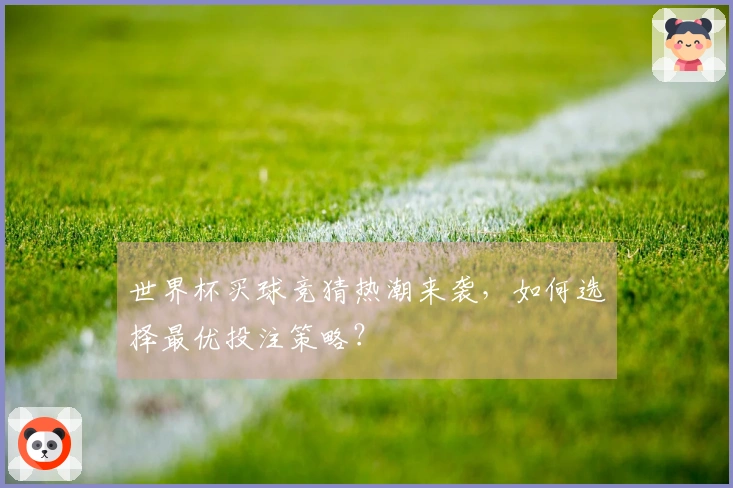 世界杯买球竞猜热潮来袭，如何选择最优投注策略？