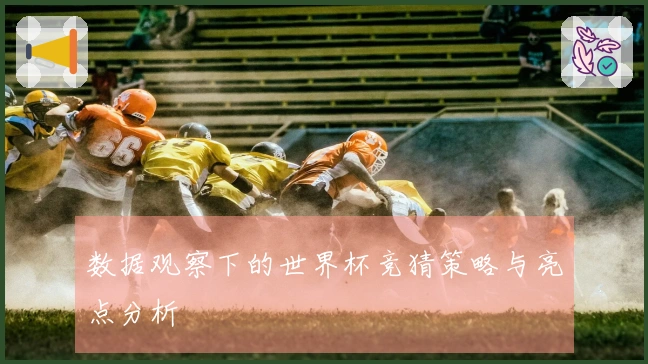 数据观察下的世界杯竞猜策略与亮点分析